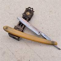 ragekniv-gyldent-skaft-barberkniv-sheffield-best-silversteel-gammel-kniv